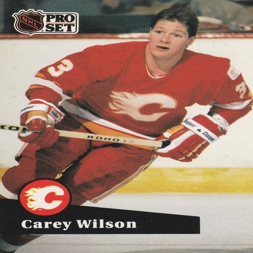 Carey Wilson - 1991 Pro Set Hockey Card